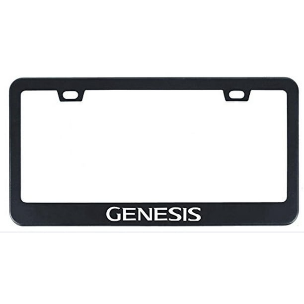 Deselen Stainless Steel License Plate Frame for New York with Screw Caps Cover Set Silvery White/Chrome 2 Pieces Front/Back LP-NY02 LIGHTUP LED Deselen Stainless Steel License Plate Frame for New York with Screw Caps Cover Set Silvery White/Chrome 2 Pieces Front/Back LP-NY02 LIGHTUP LED